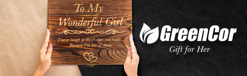 Engraved 'to My Wonderful Girl' Wine Tumbler Set